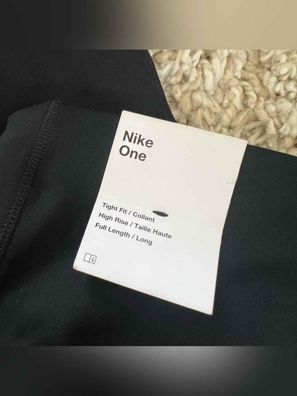 ✔️NWT✔️ NIKE One Dri-FIT High-Rise Tights - Picture 7 of 7